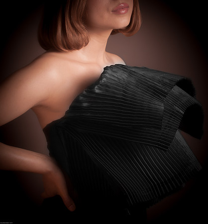 Pleated Black